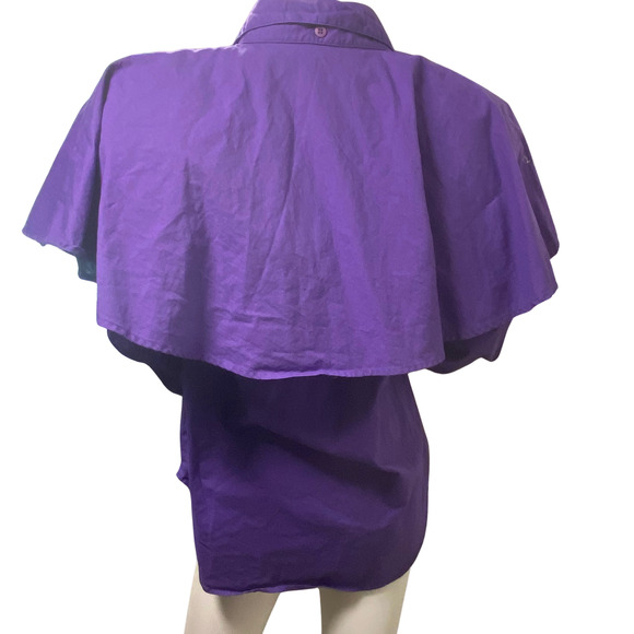 Vintage Cricket by the Creek Shirt Mens Medium Western Button Up Cape 90s - Picture 2 of 5